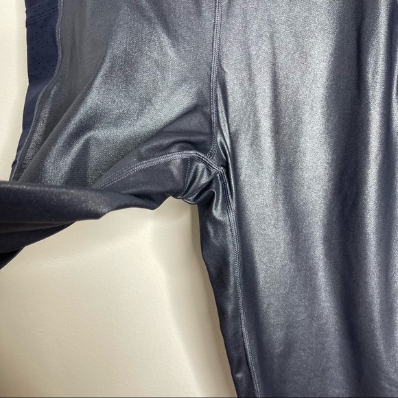 GapFit Navy Solid High Rise Sculpt Revolution Compressive Crop Leggings Size XL - Picture 7 of 16